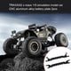 thumbnail image 2 of Ounissouiy 2 piezas de placas de RC, útil aleación de aluminio, práctico accesorio de coche RC, accesorios de coche RC simulados multipropósito Kits de construcción modelo Negro Ounissouiy FN001858-01, 2 of 5