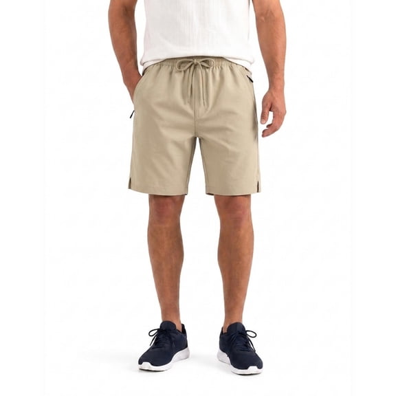 Men's Athletic Shorts with Zipper Pockets Lightweight Drawstring Stretch for Workout Gym Basketball 30-42
