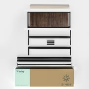 Zinus Wesley Metal Platform Bed Frame with Wood Slat Support, Twin