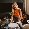 thumbnail image 6 of SSyao 13" x 3.5" Snare Drum Kit, Snare Drum Set for Kids Students with Premium Material, Excellent Sound, Classic Appearance (Tiger Stripe), 6 of 7