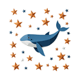 thumbnail image 5 of cartoon Whale Theme Stickers, Waterproof Whale Theme Sticker for Water Bottle Laptop Phone Cases Planner Skateboard Luggage Helmet Party Favor Decor, Ideal for Adults Teens Teacher Rewards, 5 of 9