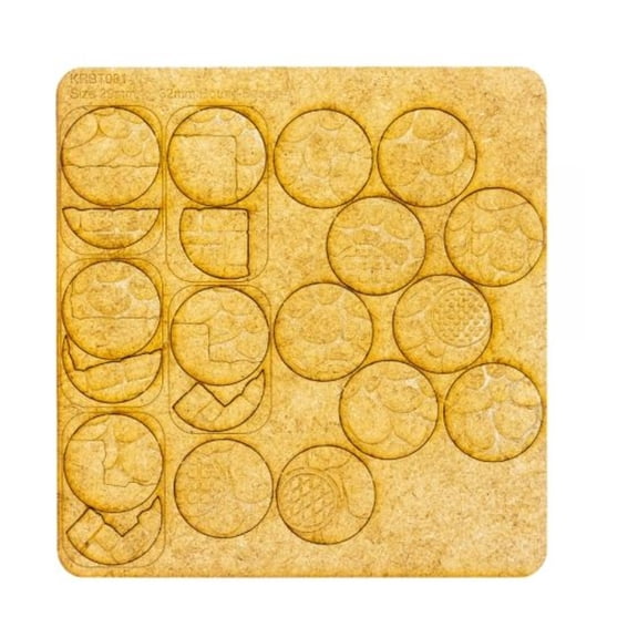 Kromlech Town Streets - 32mm Round Base Toppers New