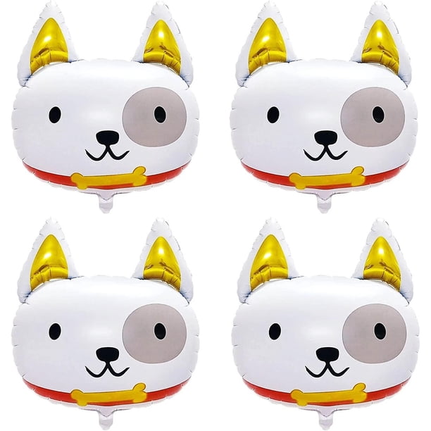 Globos grandes para perros de 22 pulgadas, globos de helio adorables con forma de perro, globos de animales para animales, mascotas, perros, suministros de decoración para fiestas
