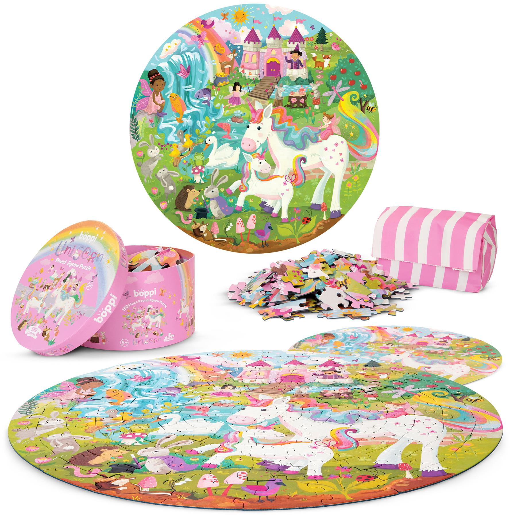 Children’s Jigsaw Puzzle by boppi – 150 Piece Unicorn Puzzle for Girls – Made with 100% Recycled Card
