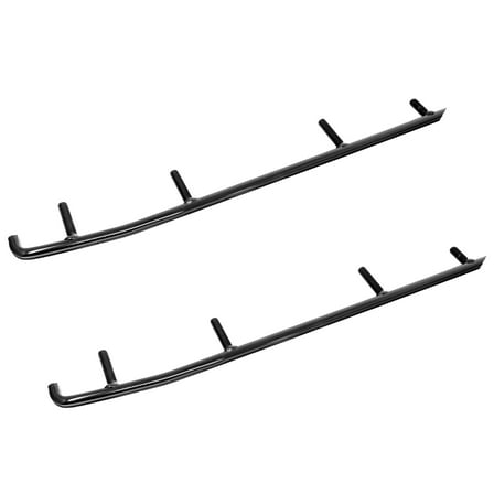 Woodys Standard Black Snowmobile Wear Bar Runners (RUS-6175)