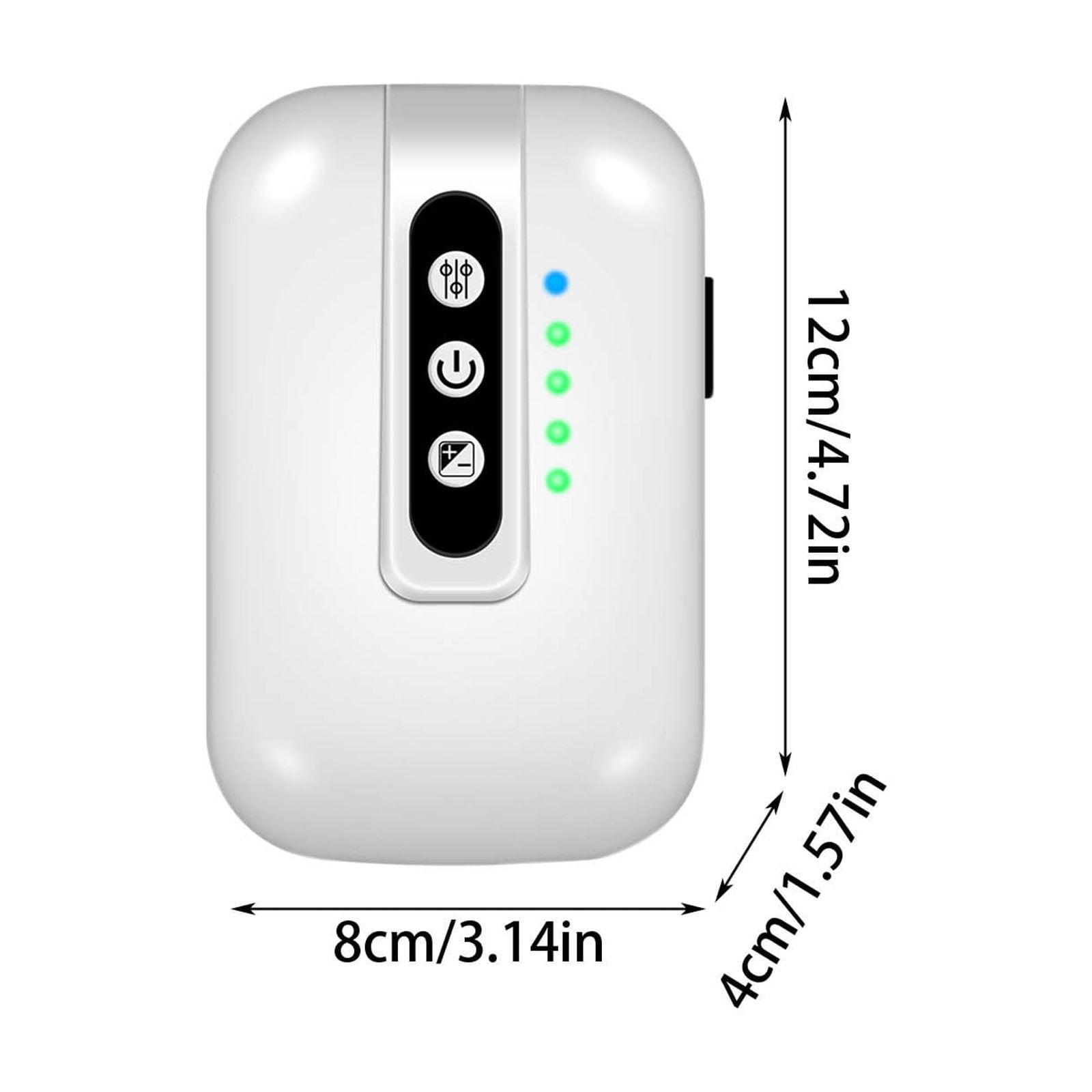 Portable Aquarium Water Pump with 3 L/min Airflow, 25-Hour Rechargeable Lithium Battery, USB-C Charging, 0.3 kg