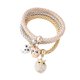 thumbnail image 2 of Jumpingount 3 unids/set pulseras y brazaletes de búho de cristal bonitos para mujer joyería elástica Ropa, zapatos y accesorios Miscelánea, 2 of 6