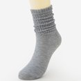 thumbnail image 2 of OJSFQUFP Crew Slouch Socks Women Retro Scrunch Short Sock Soft Solid Ankle, 2 of 9