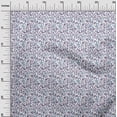 thumbnail image 3 of oneOone Rayon Violet Fabric Floral Craft Projects Decor Fabric Printed By The Yard 56 Inch Wide, 3 of 4