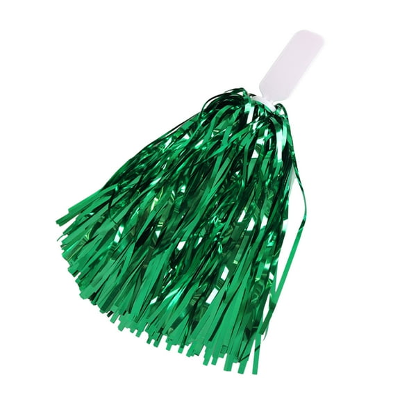 2PCS Cheerleading Handheld Color Flower Sports Activities Performance Cheering Supplies Fan Shaped High Density Color Strips Handle Design Off