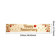 thumbnail image 3 of Happy Anniversary Backdrop Party Props Balloon Decorations Celebration Banner Photography Background Wedding Supplies, 3 of 4