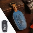 thumbnail image 3 of Key Fob Cover Compatible with Lincoln MKC MKX MKZ Continental Navigator Nautilus 2017-2021 5 Button Keychain Case Holder Protector,Blue, 3 of 7