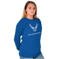 thumbnail image 3 of US Air Force Symbol USAF Official Long Sleeve TShirt Men Women Brisco Brands L, 3 of 6