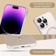 thumbnail image 6 of Magnetic for iPhone 14 Pro max Phone Case for Women, Matte Luxury Soft Metallic Luster Design with Camera Lens Protector, Compatible with Magsafe Case for iPhone 14 Pro "-rose gold, 6 of 7