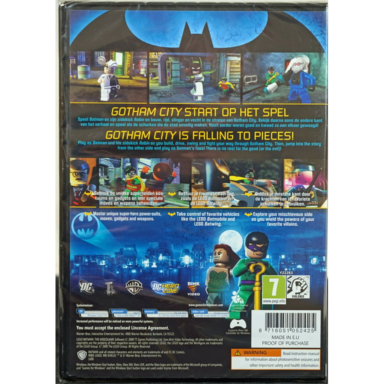 Lego Batman PC DVD Game - Play as Batman Robin as you swing and fight your way through Gotham - Walmart.com