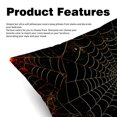 thumbnail image 2 of Spider Web Covers with Unique Patterns, Set of 2 Decorative Throw Pillow Inserts for Sofa Bed Couch, 16x16/18x18/20x20 Inches, Ideal for Home Decor and Gifting, 2 of 6