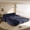 Blue, variant on 94.5" King Size 3-in-1 Convertible Sleeper Sofa Bed, Pull Out Corduroy Sofa, Multi-functional Blue Couch, Chaise Lounge for Living Room & Bedroom