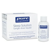 Pure Encapsulations Sleep Solution (Single Dose Liquid) to Provide Support for Occasional Sleeplessness | 6 Bottles