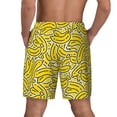 thumbnail image 2 of Lsque Mens Swim Trunks Banana A Pattern - Bathing Suit Compression Liner - Beach Swim Shorts Swimwear - (S-3XL) - Stretch Quick Dry -XX-Large, 2 of 9