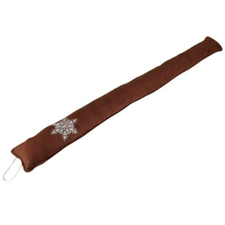 Evelots 36" Hanging Door Draft Stopper Snowflake,Save Energy, 3 Colors Available