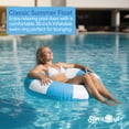thumbnail image 3 of Sun's Out 36" Inflatable Pool Tubes 2pk, Light Blue Cabana Print for Ages 14+, 3 of 6