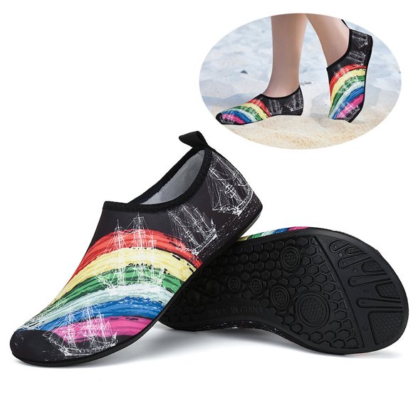 Summer Water Sports Shoes Non-slip Barefoot Aqua Socks Shoes for Men Women Swimming Diving Kayaking