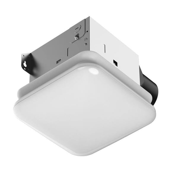 50 CFM Ceiling/Wall Mount Roomside Installation Bathroom Exhaust Fan with Adjustable CCT LED, Night Light, ENERGY STAR