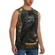 thumbnail image 2 of Balery Gothic Raven Portrait Camisetas sin mangas para hombre, absorbe la humedad y protege contra el mal olor.-3X-Large, 2 of 7