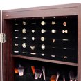 thumbnail image 6 of Holaki Lockable Jewelry Cabinet With Full-Length Mirror, No Internal Mirror With Jewelry Storage, Brown, 6 of 11