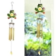 thumbnail image 2 of Fashion Cute Retro Classic Frog Wind Chimes, Outdoor Garden Porch Balcony Aluminum Tube Wind Chimes Bells Ornament Home Decoration, 2 of 5