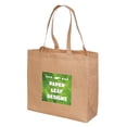 thumbnail image 1 of Debco TO5299 Large Laminated Paper Shopping Tote - Brown, 1 of 1