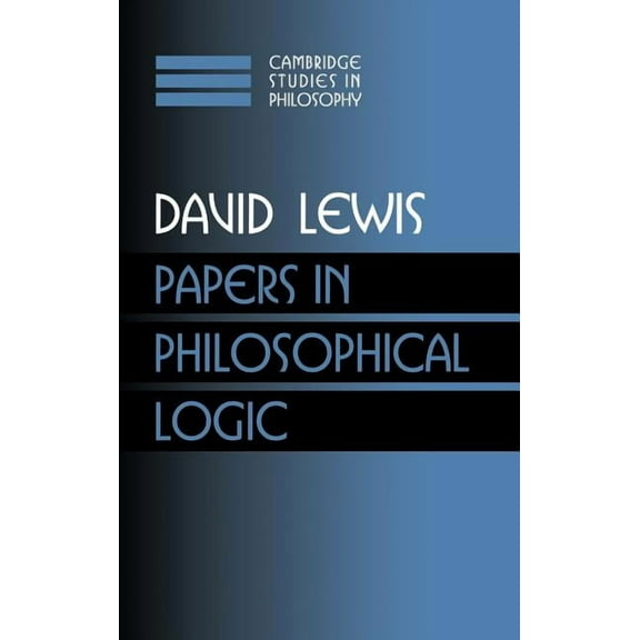 Cambridge Studies in Philosophy Papers in Philosophical Logic: Volume 1, (Hardcover)