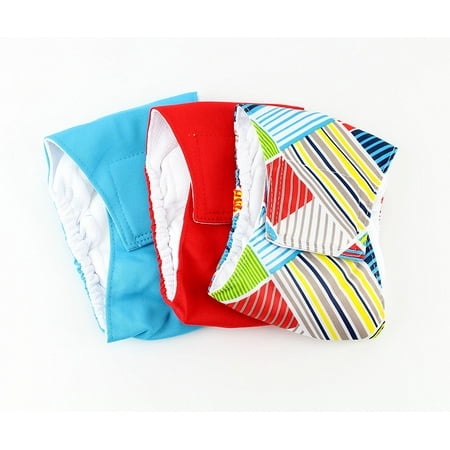 - Reusable & Washable Dog Belly Band 3 Pack by Midlee