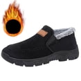 thumbnail image 7 of XIMIN Men's Snow Boots Insulated Slip On Outdoor Walking Shoes Warm Faux Fur Lined Ankle Booties Comfort Lightweight Low Top Winter Warm Shoes, 7 of 7