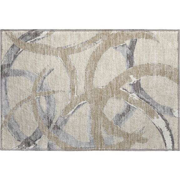 Dalyn Rugs Premium Machine Washable Mayfield AMF1022 Beige 1'8" x 2'6" Rug