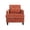 Dark Orange, variant on Knubmt Upholstered Armchair Club Chair with Wood Legs, Accent Chair for Living Room, Office, Dark Orange