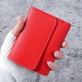 thumbnail image 2 of gcong Women's Solid Tri Fold Thin Wallet Multifunctional Card Holder Change Purse for Daily Use, 2 of 3