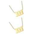thumbnail image 4 of Minnieouse Número encanto collar damas gargantilla joyería cuello cadena accesorios Type3 NO3, 4 of 6