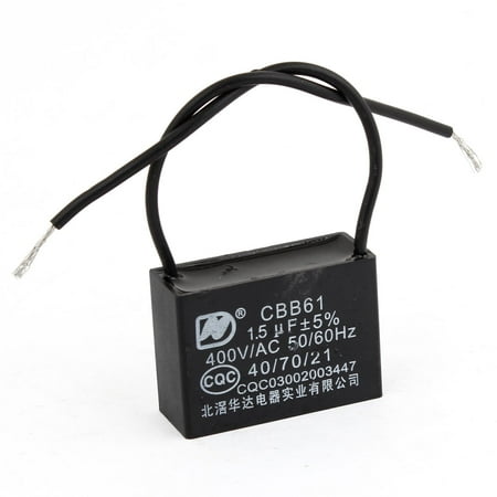 cbb61 rectangular polypropylene coated motor run capacitor 400vac 1 5uf walmart cbb61 rectangular polypropylene coated motor run capacitor 400vac 1 5uf walmart