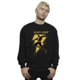 thumbnail image 2 of DC Comics Mens Black Adam Golden Bolt Chest Sweatshirt, 2 of 4