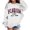 White, variant on Girls Graphic Print Crewneck Sweatshirt, Cute Drop Shoulder Long Sleeve Pullover Top, Trendy Oversized Casual Loose Top for Girls 3-12T