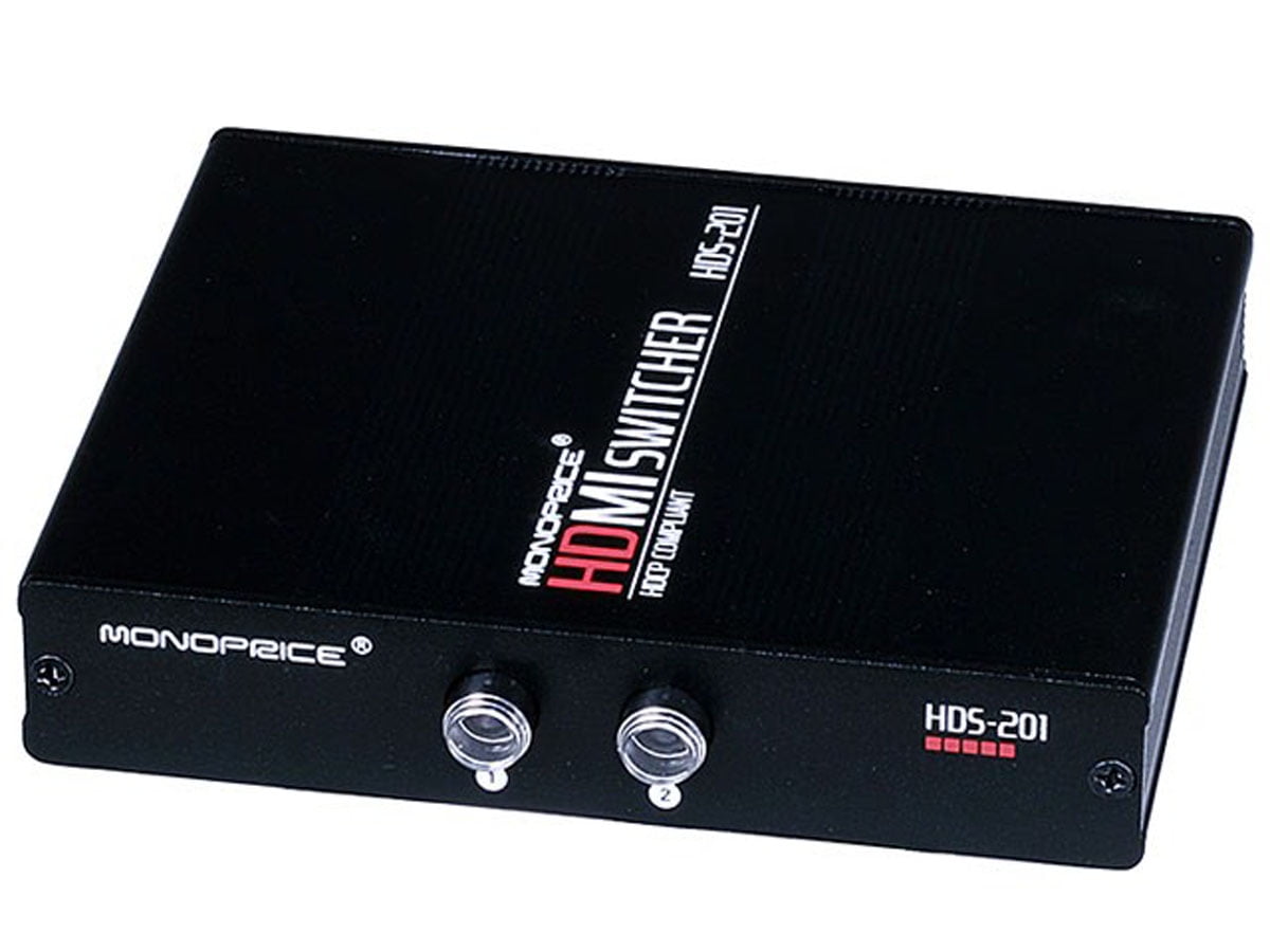 2X1 Manual HDMI Switch Push Button Type