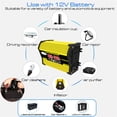 thumbnail image 3 of Portable Inverter Car Power Inverters DC12Volt To AC110/220Volt Transformer 4000W Modified SineWave Inverter Dual USB, 3 of 8