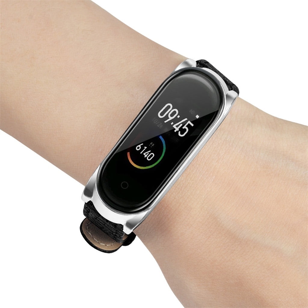 Xzngl Smart Watch Bands Xiaomi Mi Band For Xiaomi Mi Band 4 Business Lightweight Leather Smart Wrist Watch Band Strap Other