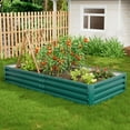 thumbnail image 5 of Homall 6x3x1 FT Galvanized Raised Garden Bed Planter Raised Beds Outdoor Garden Boxes Large Metal Planter Box Steel Kit for Vegetables Flowers Herb, 5 of 7
