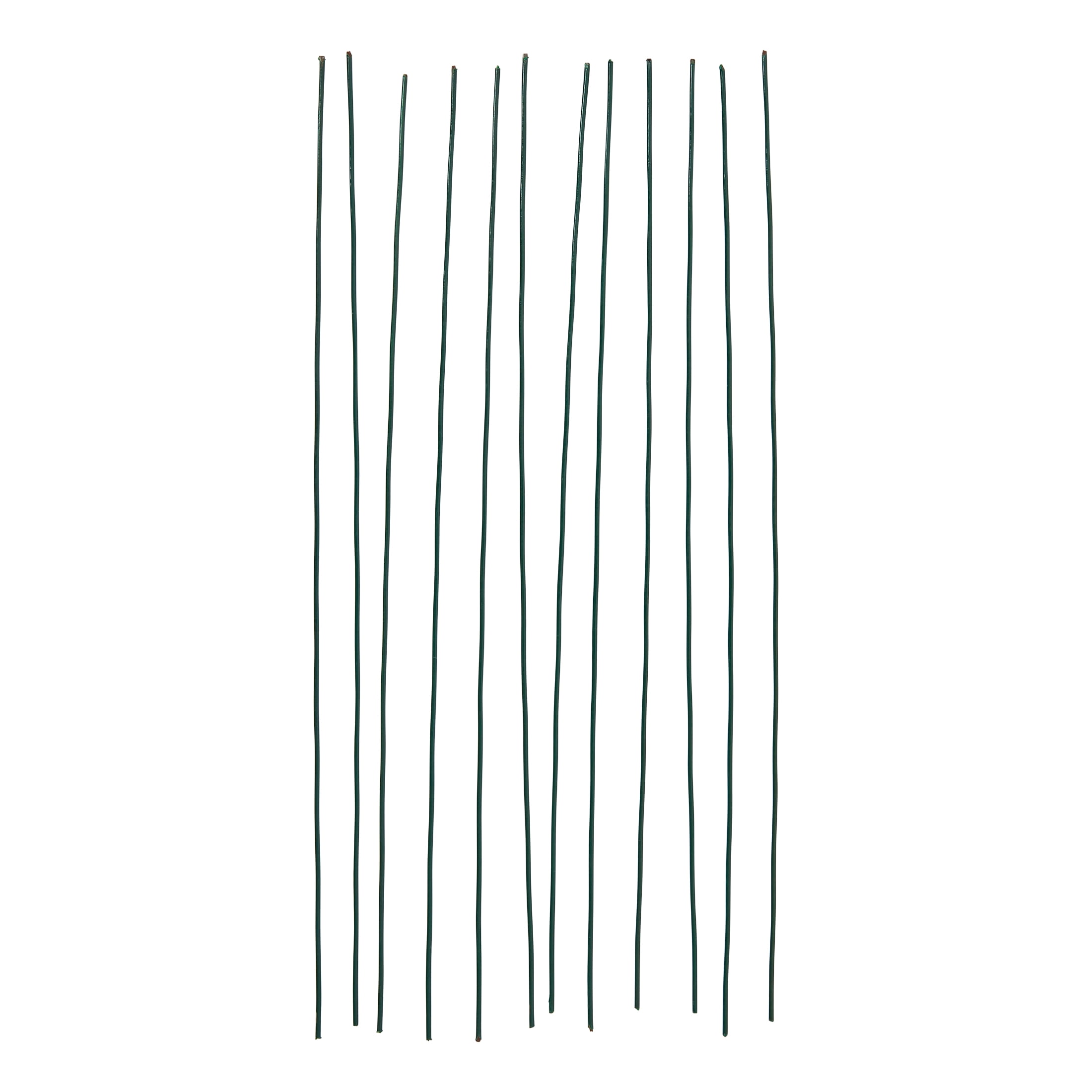 (4 pack) Offray 9", Dark Green Floral Wire Is Perfect For Tying And Finishing Bows, 12 Count