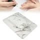 thumbnail image 4 of M Buder Almohada y Tapete de Descanso para Manicura Cuero PU Blanco Mármol 2 Piezas, 4 of 9
