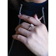 thumbnail image 4 of 2Ct Radiant Cut Lab Created Diamond Engagement Ring 14K Yellow Gold Plated, 4 of 7