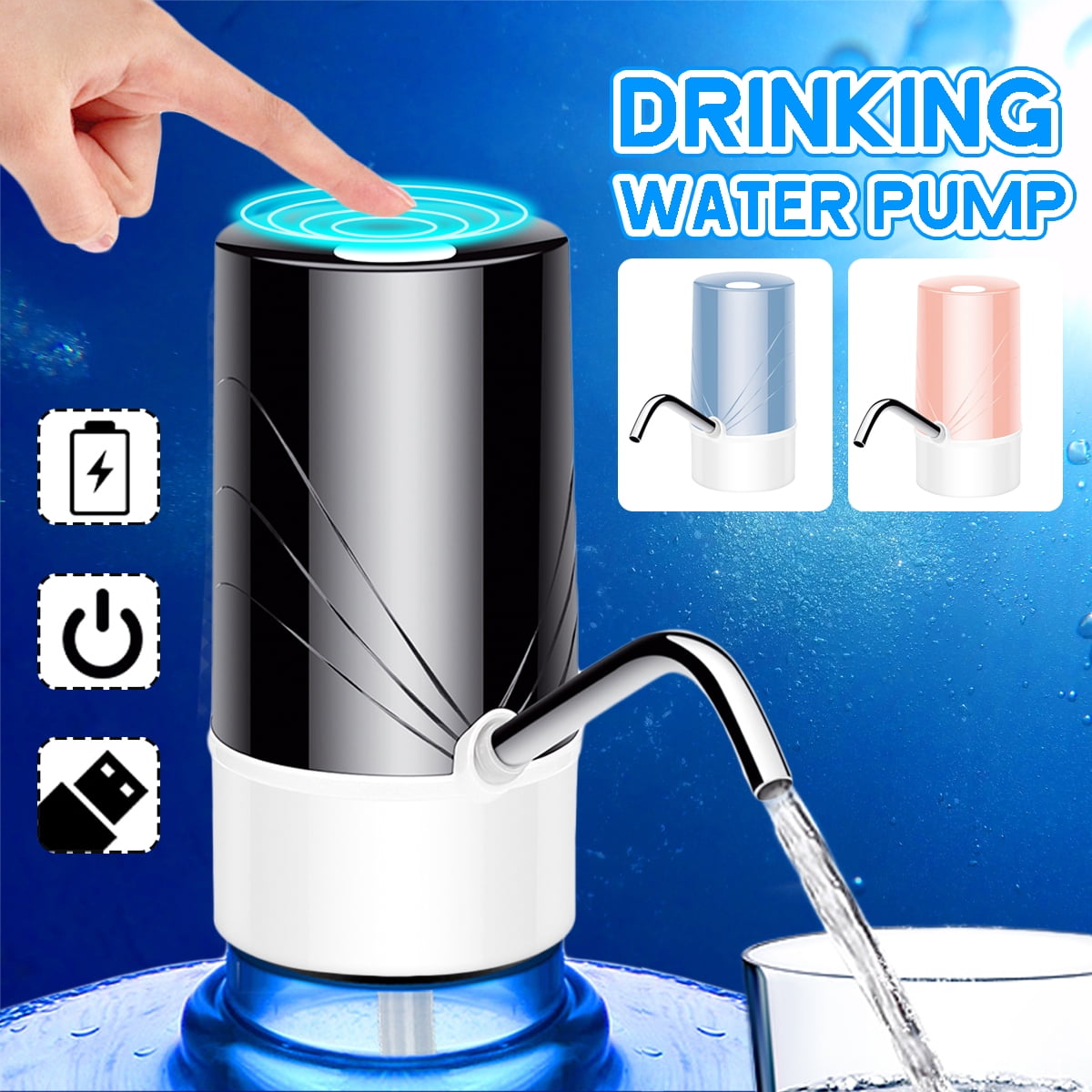 USB Charging Water Bottle Pump Automatic Drinking Water Dispenser