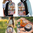 thumbnail image 2 of Jeiento Highland Cow Backpack with Lunch Box Set for Girls Preschool School Bags Dahlia Bookbag and Lunch Bag Pencil Case 3 In 1 Elementary Middle School Bag Satchel, 2 of 7